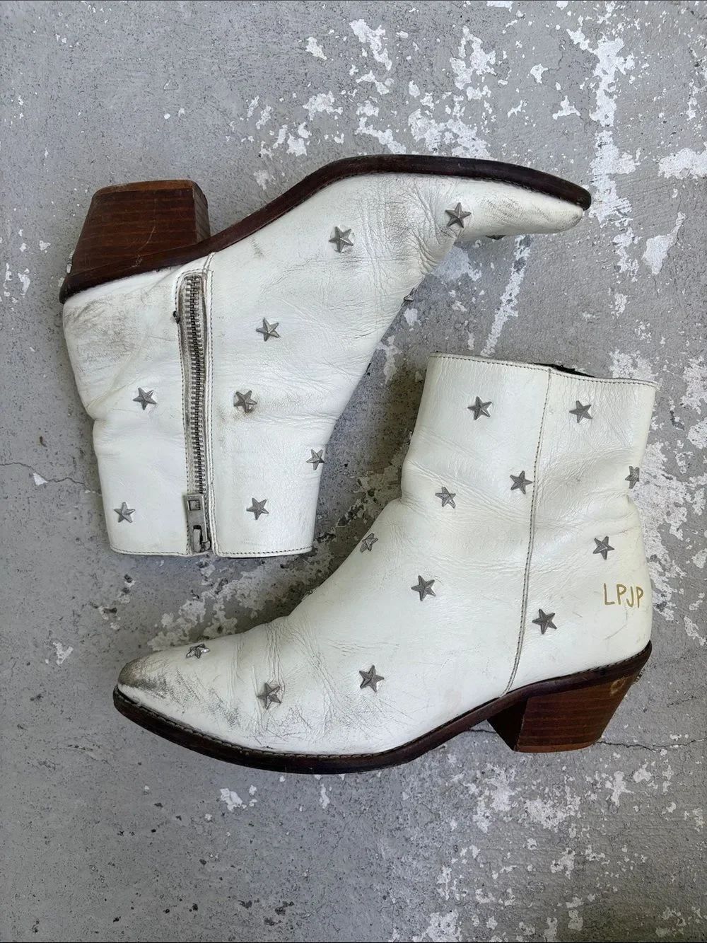 Distressed  Zadig & Voltaire Tyler Booties